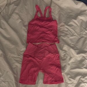 ***SOLD*** Pink Two-Piece Athletic Set